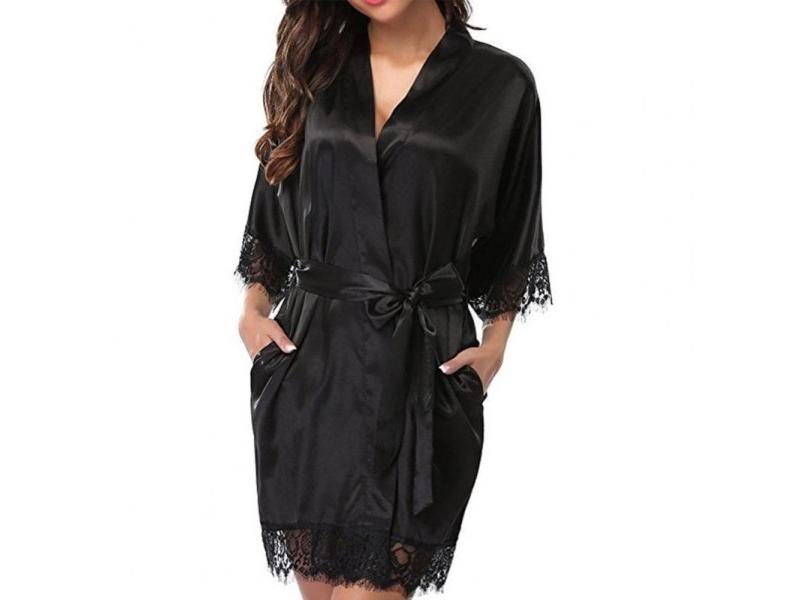 Women's Bathrobe Night Dress Gown Carousel 1