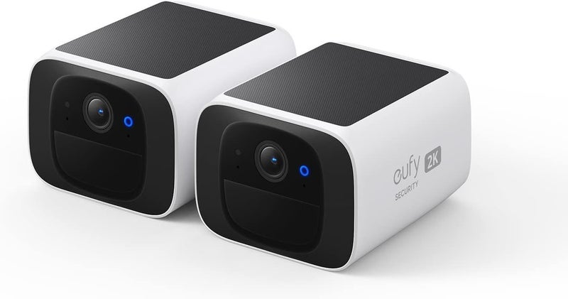 EUFY 2 x EufyCam SoloCam 2K S220 Wireless solar security camera. Carousel 1