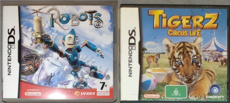 *x2 Games for Kids*Tigerz + Robots*Can Separate* Carousel 1