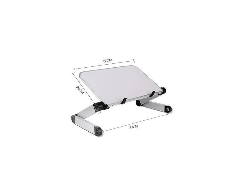 Adjustable Folding Laptop Desk For Bed/Notebook/Cooler Fan Stand Carousel 1