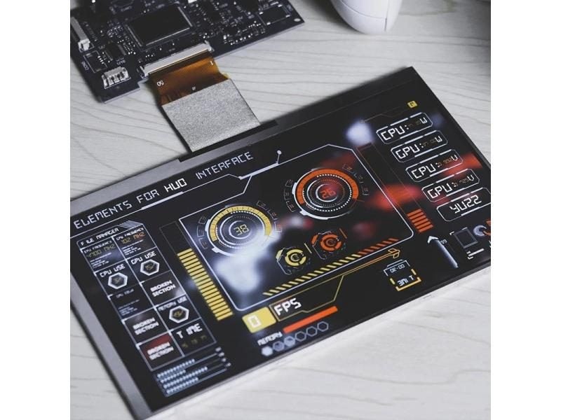New 1024*600 7 Inch IPS LCD Screen Temperature CPU GPU SSD Monitoring Secondary Carousel 1