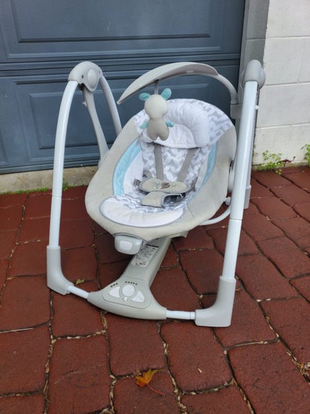 Ingenuity folding baby swing Carousel 1
