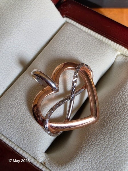 Infinite love 9ct Rose & White Gold Pendant 1.17gm Carousel 2