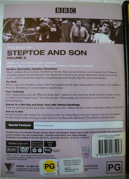 6 Classic British TV Comedies - Steptoe & Son, Blackadder, Ab Fab, Manor Born... Carousel 2