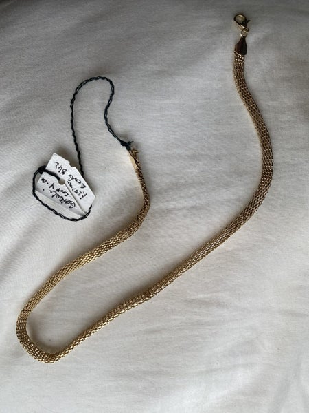 Italian made yellow gold plate necklace Carousel 2