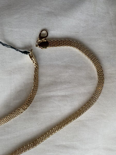 Italian made yellow gold plate necklace Carousel 1