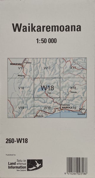 MAP: 260-W18 Waikaremoana Carousel 1