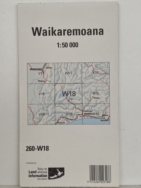 MAP: 260-W18 Waikaremoana Carousel 2