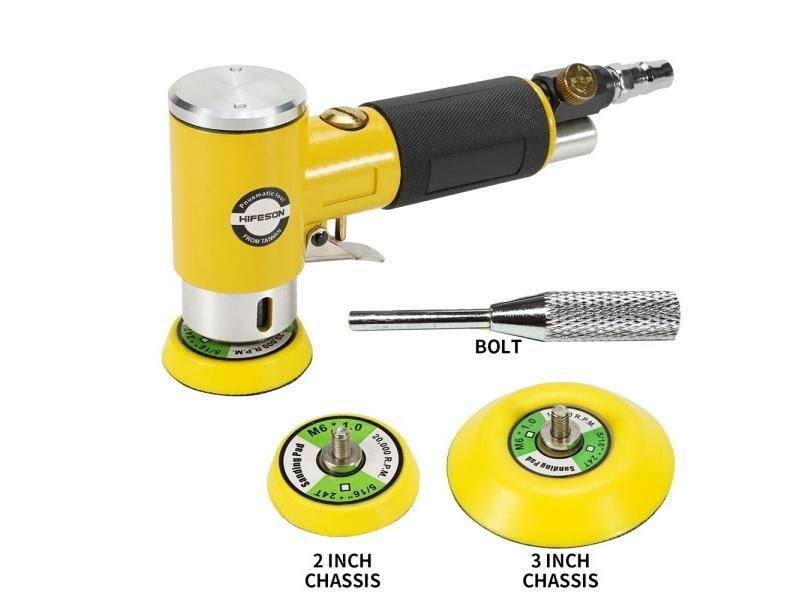 HIFESON Pneumatic Mini Grinding Machine Sets For Car Polishing High Speed Air Carousel 1