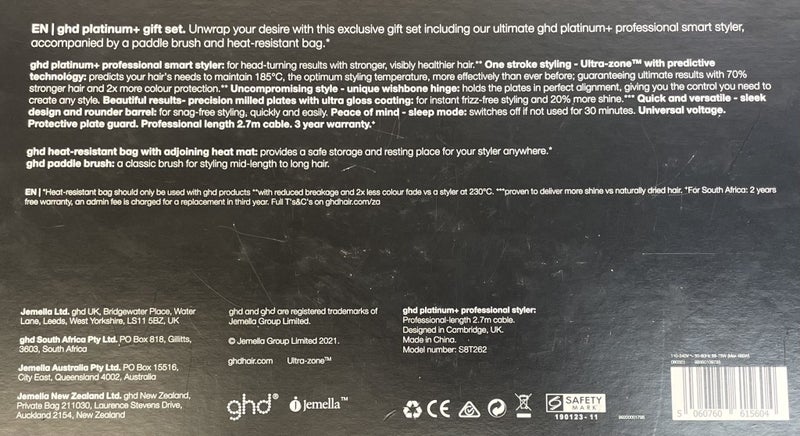 GHD PLATINUM PLUS HAIR STRAIGHTENER STYLER (BOX 4) Carousel 6