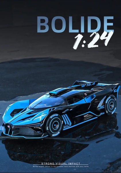 1:24 Bugatti Bolide Alloy Sports Car Model Diecasts Carousel 2