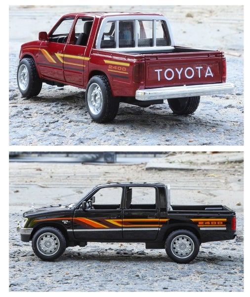 1/32 Toyota Hilux Off Road Pickup Truck Alloy Metal Diecast Carousel 12