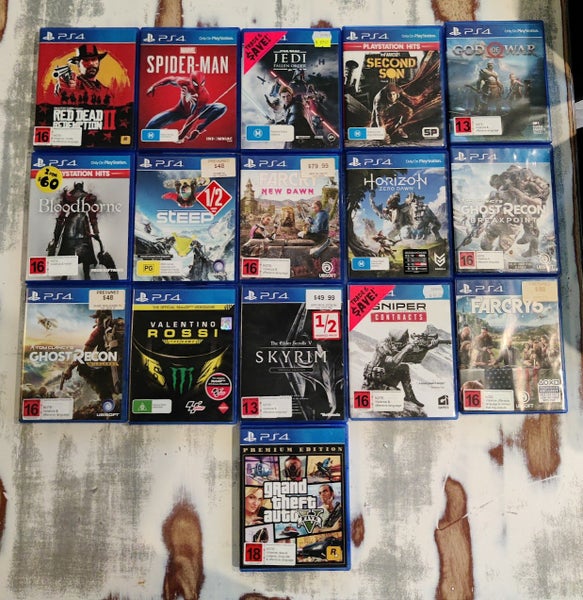 PS4 games (GTA5, RED DEAD 2, ETC) Carousel 1