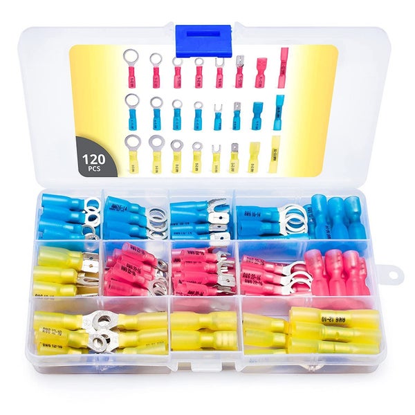 New Electrical Terminal Crimp Wire Connectors 120Pcs on Afterpay Carousel 1