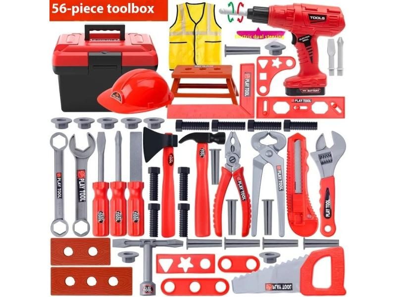 Children's Toolbox Set Baby Simulation Repair Drill Screwdriver Repair Engineer Carousel 1