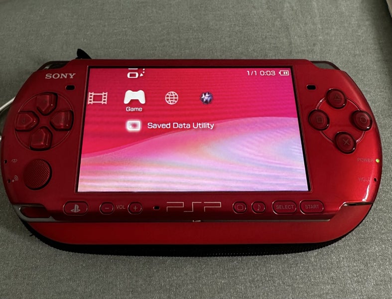 PlayStation Portable (PSP) 3000 – Carnival Red | 64GB | Boxed | Fully Set Up Carousel 2