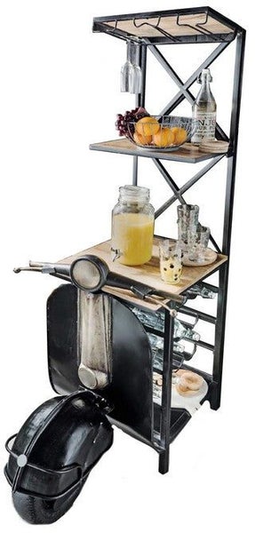 Vintage Scooter Bar Shelf Carousel 1