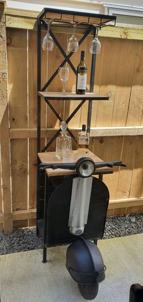 Vintage Scooter Bar Shelf Carousel 2