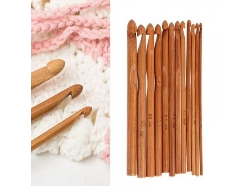 12pcs Set Crochet With Bamboo Carousel 2