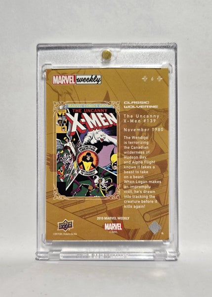 *** RARE!! WOLVERINE 2019 UPPER DECK MARVEL WEEKLY *** Carousel 2