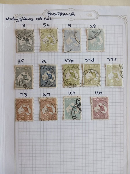 Stamps of AUSTRALIA --KANGAROO'S Carousel 1