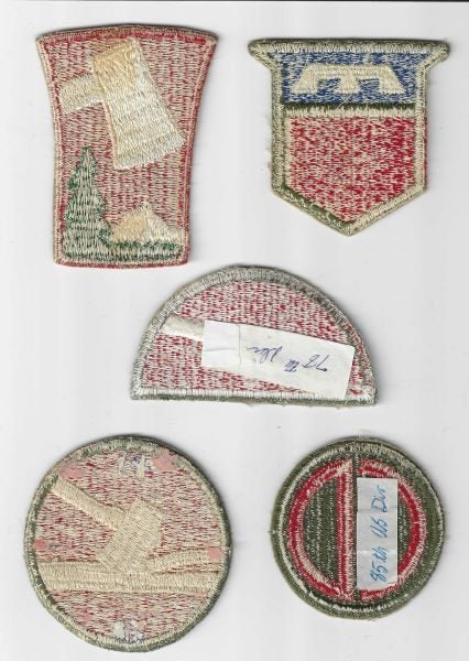 FIVE UNITED STATES TRAINING DIVISIONS PATCHES 70th – 85th Carousel 2