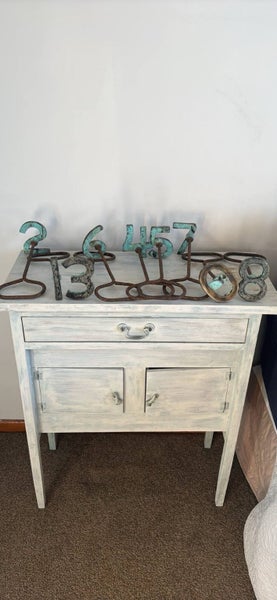 Branding irons cast iron rare SET vintage Carousel 9