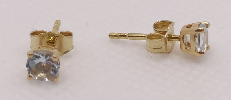 10CT YG CZ EARRINGS #B18188880-2 Carousel 1