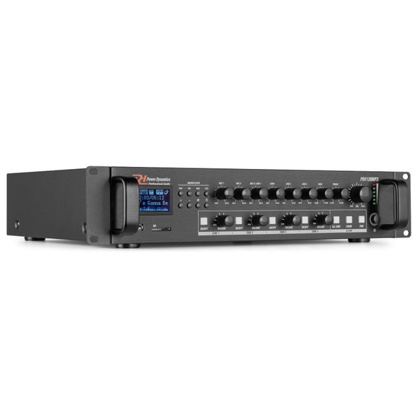 PA Amplifier - 4 zones - 100 volt line BT/FM Carousel 1