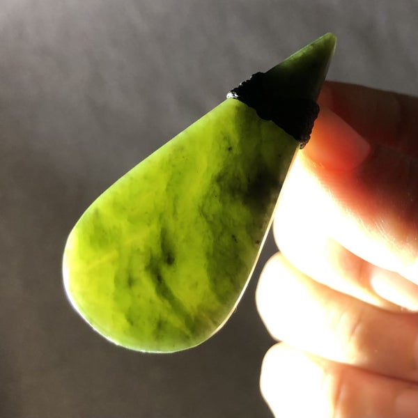 CRAZY 1 DAY AUCTION! 5.5cm Greenstone Roimata/Teardrop Pendant $1 Reserve Carousel 2