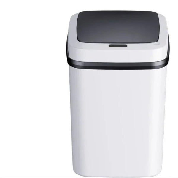 Automatic Sensor Trash Can Smart Touchless White Kitchen Bathroom Waterproof 13L Carousel 1