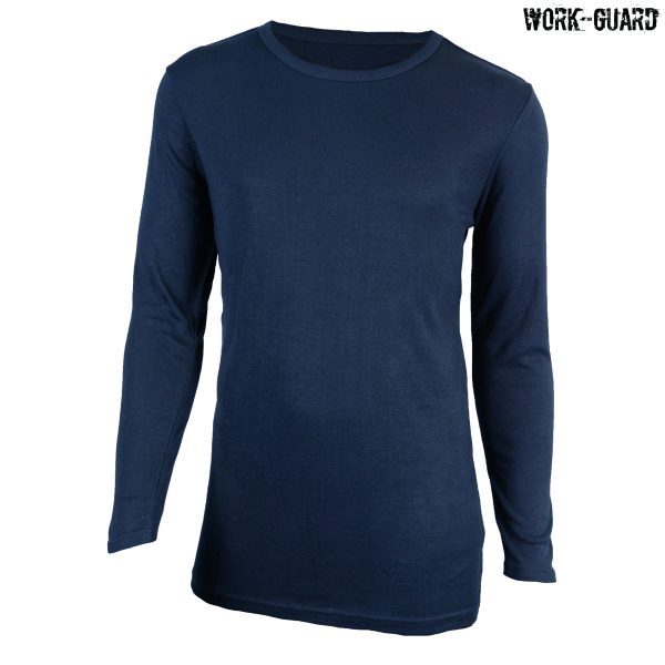 Adult Long Sleeve Thermal Round Neck (Black) Carousel 2
