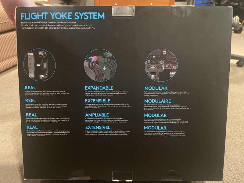 Flight Yoke System Logitech62863868733827114