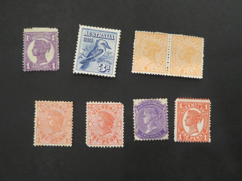 Mint early Australia stamps-$1res Carousel 1