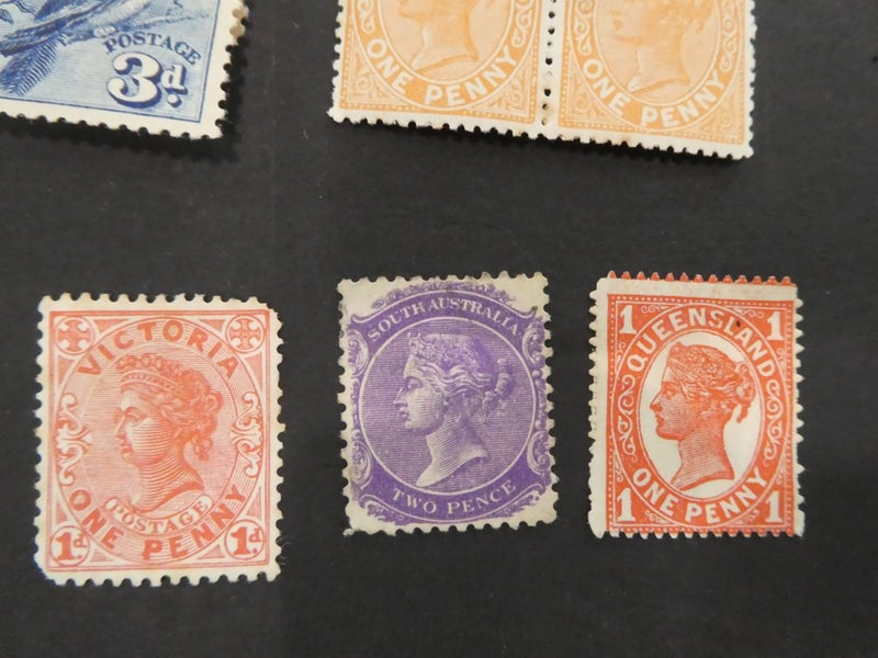 Mint early Australia stamps-$1res Carousel 5