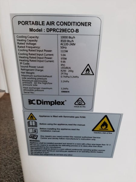 Dimplex Portable Air Conditioner Carousel 3