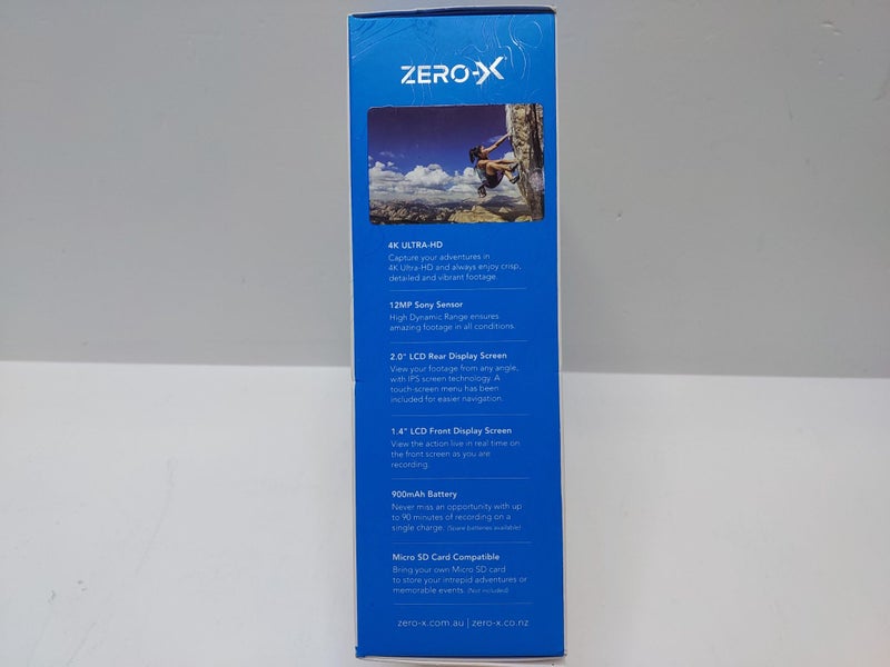 ZERO X Action Camera (ZX-40) 4K UHD with Dual Display & Wi-Fi !NEW! Carousel 2