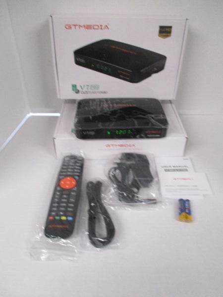 Satellite box for Sky & Freeview V7 12/240V GT. Media were open Box left off Carousel 1
