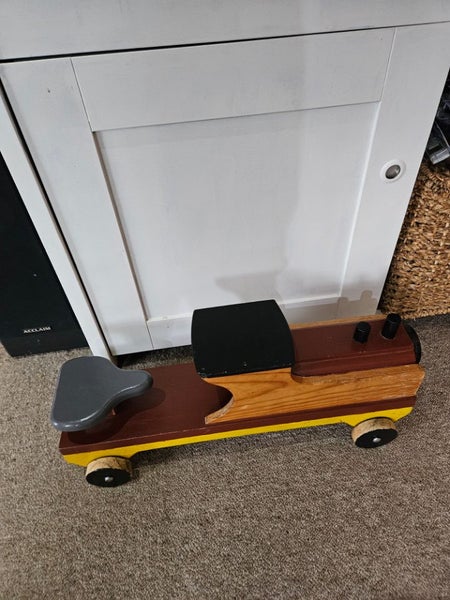 Large Wooden Train with seat for toddler Carousel 1