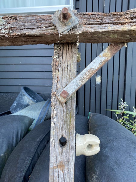 Ceramic insulator display post (antique) Carousel 2