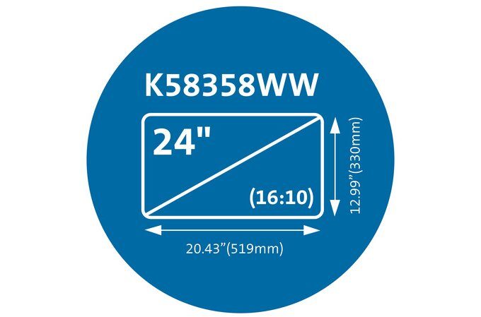Kensington MagPro 24.0" (16:10) Monitor Privacy Screen with Magnetic Strip Carousel 5