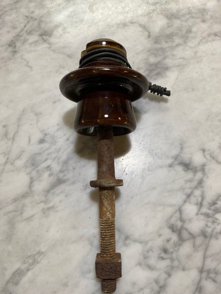 Ceramic insulator display post (antique) Carousel 3