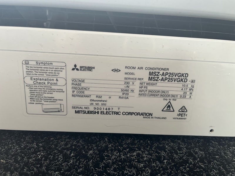 Heatpump - Mitsubishi 3.2kW Carousel 2