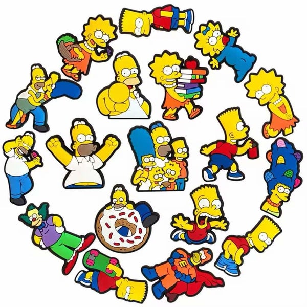 The simpsons for your crocks 18 pieces Carousel 1
