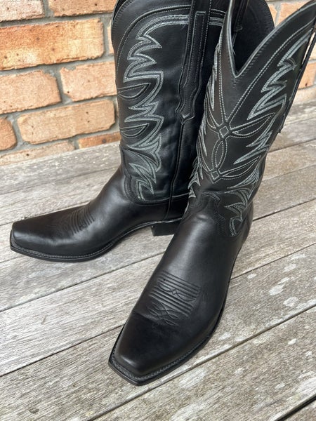 Lucchese Square toe men’s cowboy boots 12D Carousel 1
