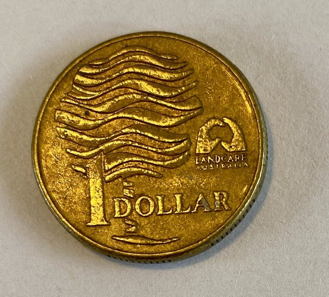 Australian 1 dollar landcare 1993 Carousel 2