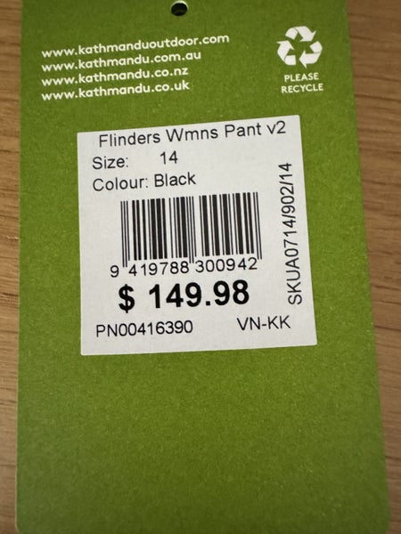 KATHMANDU FLINDERS PANTS V2 SIZE 14 $1 RESERVE Carousel 7