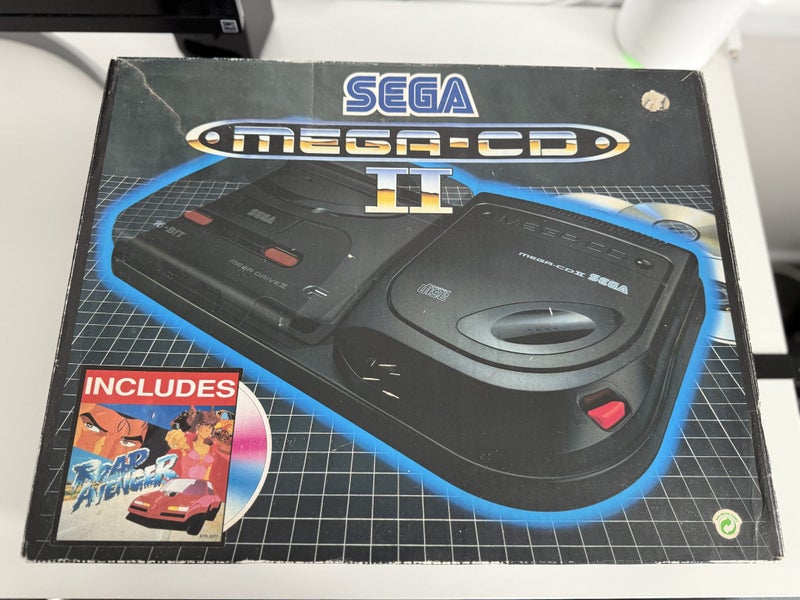 SEGA Mega CD 2 + SEGA Mega Drive 2 + 10 Games | Boxed | RARE Carousel 2