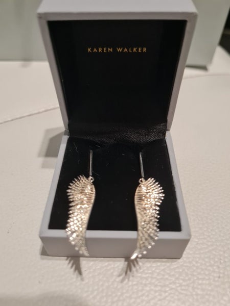 Karen Walker Feather Earrings Carousel 4