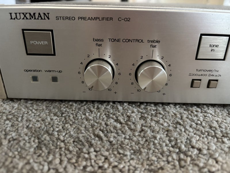 LUXMAN stereo power amplifier C-02 Carousel 2